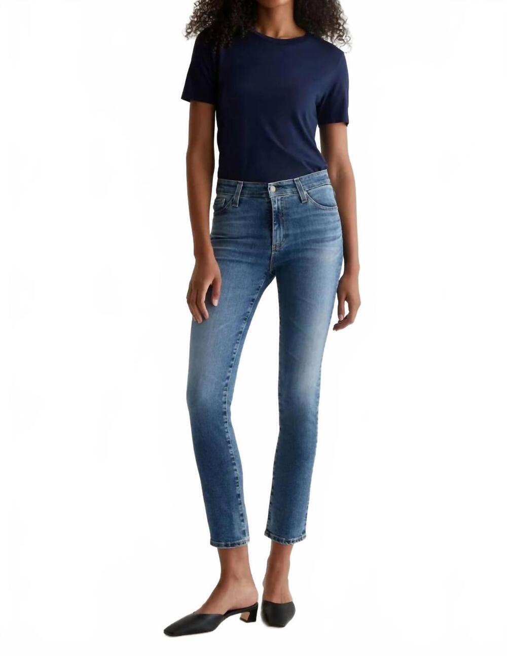 NEW AG JEANS mari straight leg jeans in 15 year shoreline